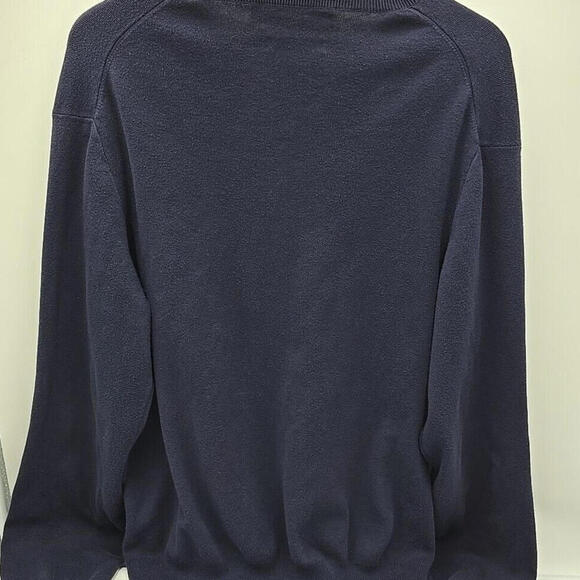 Polo Ralph Lauren VTG Washable Cotton Classic Iconic Mens XL Soft V Neck Sweater - Picture 3 of 8